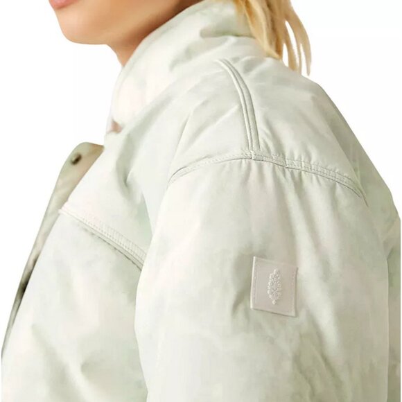Free People FP movement Bunny Slope Puffer JACKET in Mountain Mist Sage NWT - Picture 6 of 16